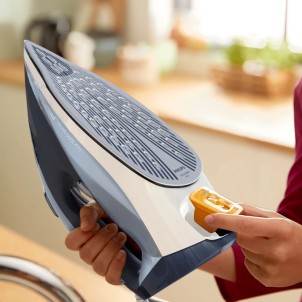 Philips DST7020/20 Ferro da Stiro Vapore 2800W Piastra SteamGlide Plus ColpoVapore 250gr QuickCalcRelease
