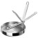 Joseph Joseph Space Steel Padella 20 cm Inox Manico Pieghevole x Gas Elettrico Induzione Forno