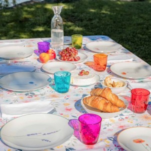 Barazzoni Bicchieri Coriandoli Vetro Colori Misti 32cl 6 pezzi