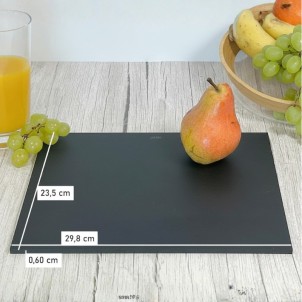 Jade Tagliere Gourmet Edge Ultra Sottile 29x23cm Laminato di Cellulosa Resistente al Calore 176°C