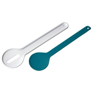 Trebonn IN Nest&Serve HarborBlue-White Set Posate Insalata Melammina Salvaspazio
