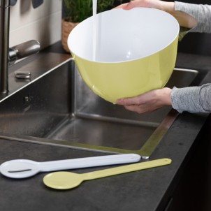 Trebonn IN Nest&Serve Vanilla-White Set Posate Insalata Melammina Salvaspazio