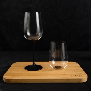 Trebonn SplitGlass Collezione Origini CinqueTerre Black 2 Bicchieri Cristallo senza Piombo