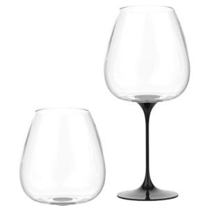 Trebonn SplitGlass Collezione Origini Langhe Black 2 Bicchieri Cristallo senza Piombo