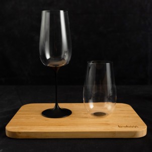 Trebonn SplitGlass Collezione Origini Trento Black 2 Bicchieri Cristallo senza Piombo