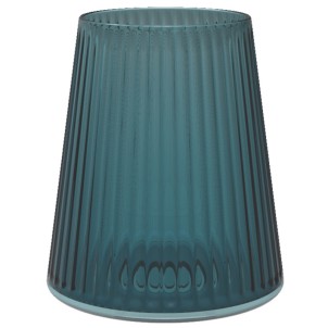 Trebonn SplitGlass Easy Blue Bicchiere Vetro Sintetico Infrangibile Finitura Cannettata