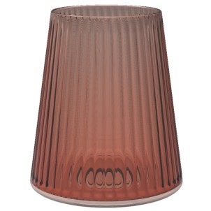 Trebonn SplitGlass Easy Flamingo Red Bicchiere Vetro Sintetico Infrangibile Finitura Cannettata