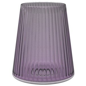 Trebonn SplitGlass Easy Lilac Bicchiere Vetro Sintetico Infrangibile Finitura Cannettata