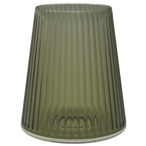 Trebonn SplitGlass Easy Peridot Green Bicchiere Vetro Sintetico Infrangibile Finitura Cannettata