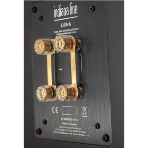 Indiana Line Lira 6 Black Coppia Casse Pavimento 200W 3vie T2,8 M12 2xW17,5 BassReflex