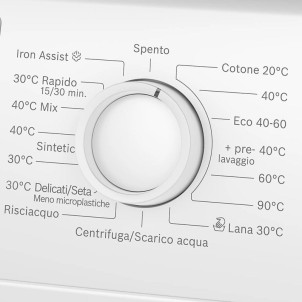 Bosch WAN24009IT Lavatrice 60cm 9Kg 1200giri IronAssist SpeedPerfect EcoSilenceDrive Serie4
