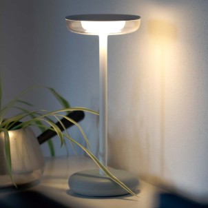 WD Lifestyle WD660N Hygge Nero Lampada Tavolo Led 5,5W Dimmer Ricaricabile