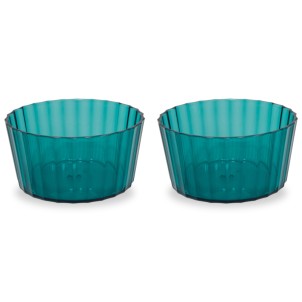 WD Lifestyle WD910T Turchese Set 2 Coppette 490ml Acrilico