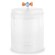 WD Lifestyle WD777CAR Barattolo Caramelle 600ml Vetro Trasparente Coperchio con Decorazione Caramella in Vetro Soffiato 