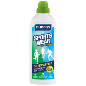 Nuncas Sportswear Detergente Specifico Capi Tecnici 750ml Detersivo Liquido a Mano e Lavatrice 10 Lavaggi
