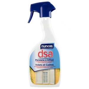 Nuncas DSA Detergente Persiane e Infissi 500ml con Ammoniaca Tensioattivi e Solventi