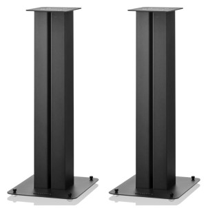 Bowers & Wilkins FS-600 S3 Black Coppia Stand Dedicati alle Casse da Scaffale Serie 600 S3