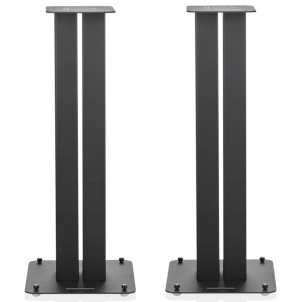 Bowers & Wilkins FS-600 S3 Black Coppia Stand Dedicati alle Casse da Scaffale Serie 600 S3