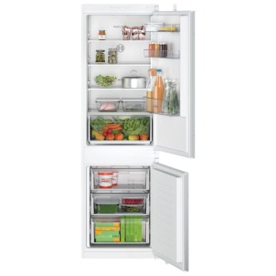 Bosch KIN86NSE0 Frigorifero Incasso Combinato NoFrost Porta Traino 177x54 cm Serie2