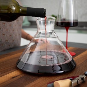 Trebonn SplitGlass Decanter Black Label 1,5 Litri Cristallo Senza Piombo