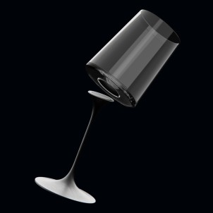 Trebonn SplitGlass Stem Black Stelo Alluminio con Magnete per Bicchieri e Vassoio SplitGlass