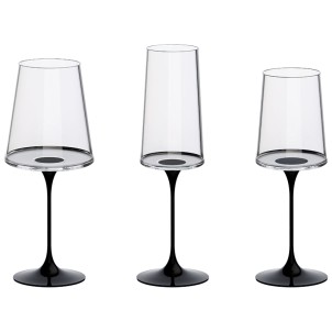 Trebonn SplitGlass Stem Black Stelo Alluminio con Magnete per Bicchieri e Vassoio SplitGlass