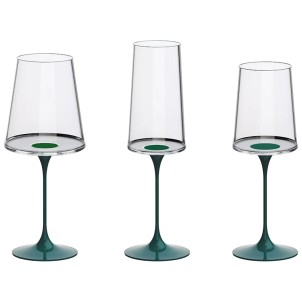Trebonn SplitGlass Stem Green Stelo Alluminio con Magnete per Bicchieri e Vassoio SplitGlass