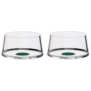 Trebonn SplitGlass Green Label 2 Coppe Champagne Distillati 25cl Cristallo senza Piombo Stelo Non Incluso