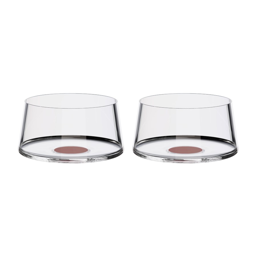 Trebonn SplitGlass Red Label 2 Coppe Champagne Distillati 25cl Cristallo senza Piombo Stelo Non Incluso