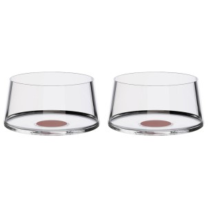 Trebonn SplitGlass Red Label 2 Coppe Champagne Distillati 25cl Cristallo senza Piombo Stelo Non Incluso