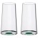 Trebonn SplitGlass Green Label 2 Flute Highball Glass Cocktail 32cl Cristallo senza Piombo Stelo Non Incluso