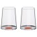 Trebonn SplitGlass Red Label 2 Bicchieri Vino Bianco Acqua 28cl Cristallo senza Piombo Stelo Non Incluso