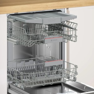 Bosch SMV4EVX09E Lavastoviglie Incasso 14Coperti 3°Cestello 44dB VascaPolinox EfficientDry HC Serie4