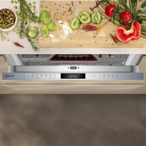 Neff S197YCX07E Lavastoviglie Incasso 14Cop 3°Cestello 44dB VascaInox Sliding Zeolite OpenDry PushToOpen EmotionLight N70
