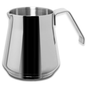 Barazzoni Bricco Latte 2/4 Tazze 0,5L Acciao Inox 18/10 Fondo Triplen per Gas Elettrico Induzione