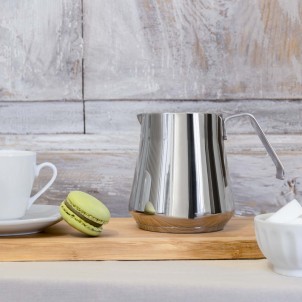 Barazzoni Bricco Latte 2/4 Tazze 0,5L Acciao Inox 18/10 Fondo Triplen per Gas Elettrico Induzione