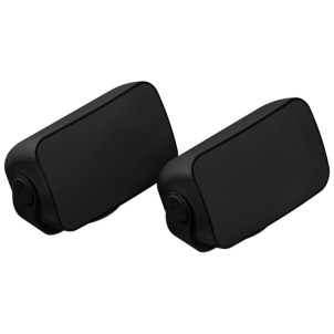 Sonos Outdoor by Sonance Black Coppia Altoparlanti da Esterno Resistenti alle Intemperie