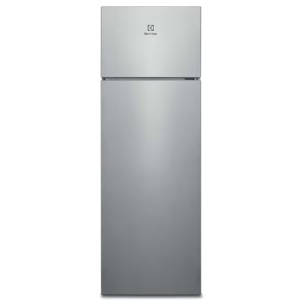 Electrolux LTB1AE28U0 Inox Frigorifero DoppiaPorta 161x55 Maniglie Integrate