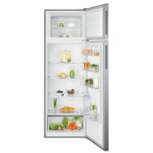 Electrolux LTB1AE28U0 Inox Frigorifero DoppiaPorta 161x55 Maniglie Integrate