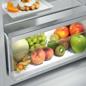 Electrolux LTB1AE28U0 Inox Frigorifero DoppiaPorta 161x55 Maniglie Integrate