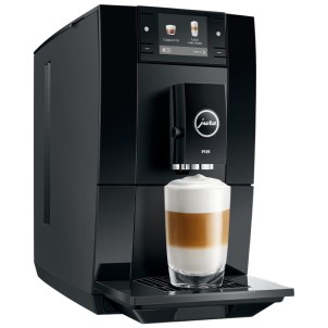 Jura A8 Piano Black Macchina Caffè Automatica 18 Funzioni Schiuma di Latte Hot & Light Brew Slim 19cm