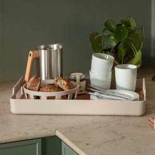 Eva Solo Cestino per il Pane Piccolo 22cm Nordic Kitchen Sabbia Bambù Tools Design