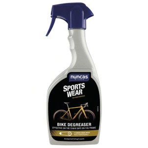 Nuncas Sportswear Bike Degreaser 500ml Spray Sgrassatore per la Pulizia delle Biciclette