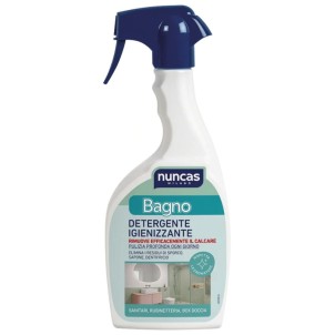 Nuncas Bagno Detergente Igienizzante 500ml Spray Rimuove il Calcare