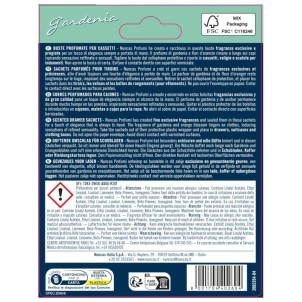 Nuncas Buste Profumate per Cassetti Gardenia 2 Pezzi