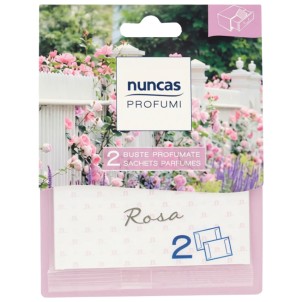 Nuncas Buste Profumate per Cassetti Rosa 2 Pezzi