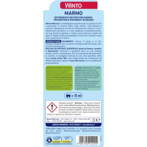Nuncas Winto Marmo 1L Detergente Neutro per Marmi Graniglia Travertino Pavimenti in Resina