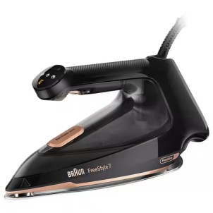 Braun FI7276BK Ferro Vapore 2000W Piastra EloxalPlus FreeGlide 3D iMode AutoOff Easy CalcClean