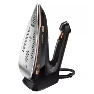 Braun FI7276BK Ferro Vapore 2000W Piastra EloxalPlus FreeGlide 3D iMode AutoOff Easy CalcClean