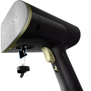 Braun GS7088CP Stiratrice Verticale Compatta 1600W iCare Vapore 35gr/min dual FreeGlide 3D FastSteam